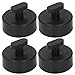 Lylithuif Rubber Jack Puck Jack Pad Adapter, Heavy Duty and Anti-Bending Lift Support for All Car Models, Universal Fit, 4 Pieces, 60x60x48mm