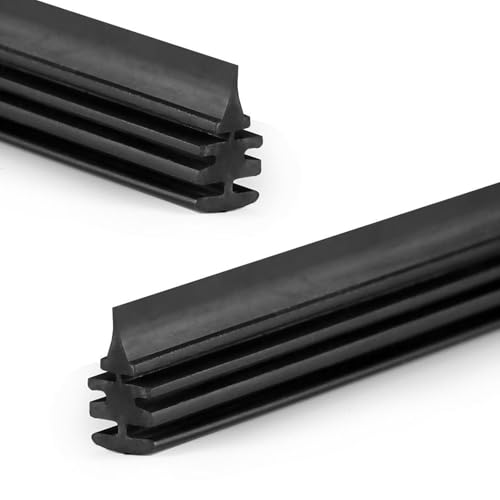 2 Pcs 28in Wiper Blade Refills, Windscreen Wiper Rubber Refill, Universal Frameless Wipers Rubber Strips, Front Rear Wiper Blades Refills Parts for Most Auto Vehicle Vans Trucks Buses