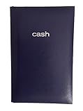 Mead Cash Book, 7-15/16 x 5-1/8 inches, 144 pages - Colors May Vary, Blue, Black, Red - One Book