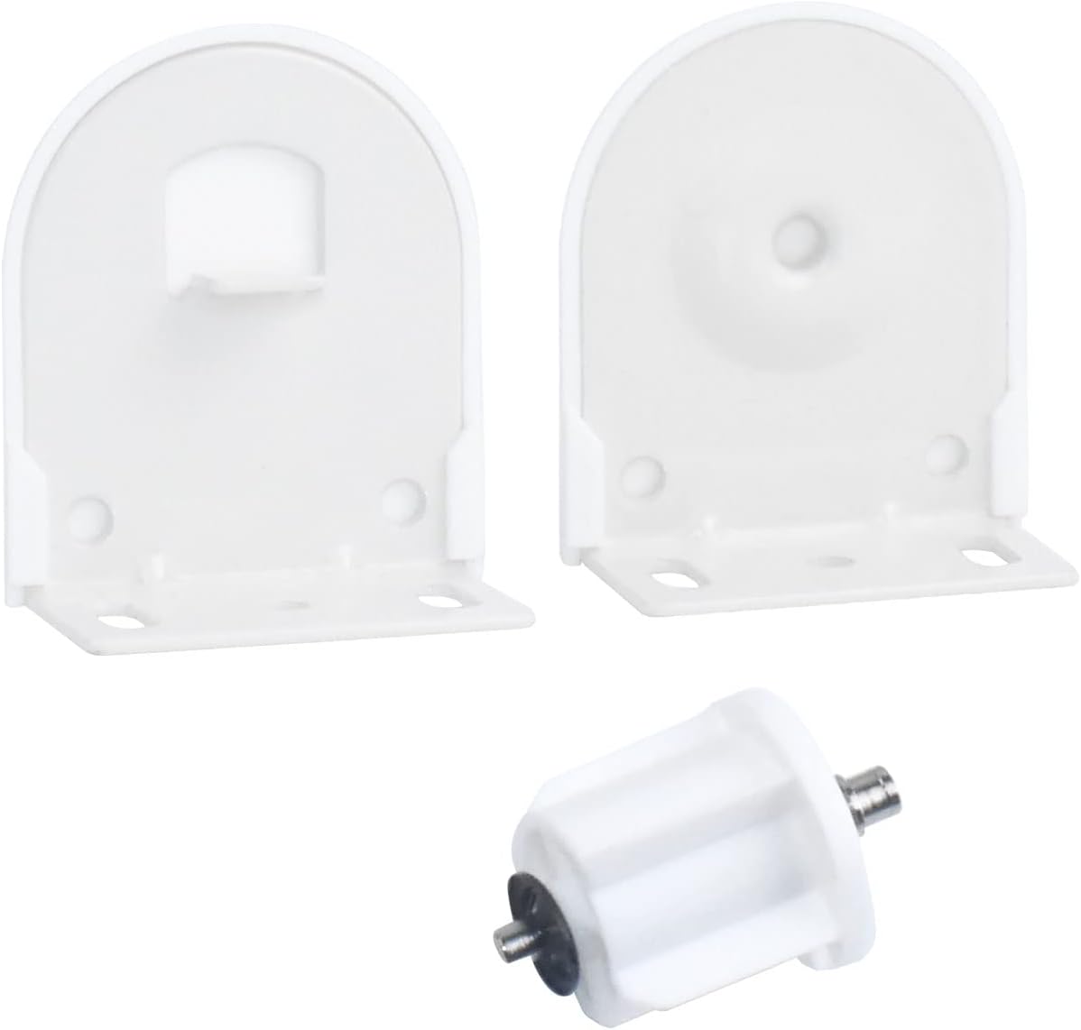 Rollerhouse 1” Tube Shade Bracket, 25mm Roller Shade kit for DIY Roller Shade Hardware(Mounting Tab with 0.43"/11mm)
