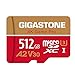 Price comparison product image Gigastone 512GB Micro SD Card A2 V30, Compatible Nintendo-Switch GoPro, Run App for Smartphone, 4K UHD Video Recording, 4K Gaming, Read/Write 100/80 MB/s, MicroSD UHS-I U3 Class 10