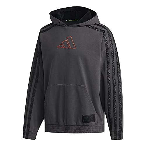 Sweat à capuche noir adidas x Daniel Patrick Harden en taille L pour le basketball quotidien