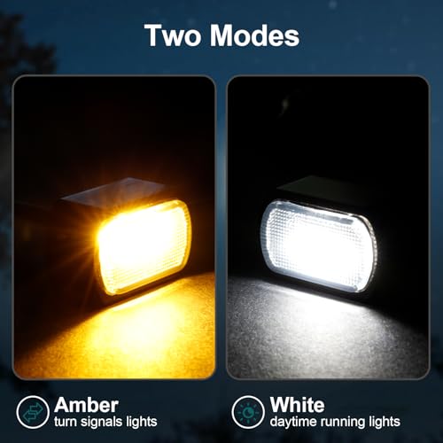 Image of MoKitDora LED Turn Signals Front Mini Blinkers Running Light for 2009-2017 Harley Touring Street Road Electra Glide King 2015-2024 Softail Breakout Deluxe Fat Boy Street Bob, Chrome Housing