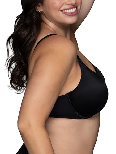 Image of Vanity Fair Women's Bra with 2-Way Convertible Straps, Body Caress Full Coverage, Lightly Lined Cups Up to Dd