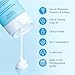 Ebanel Brightening Peeling Gel with Cotton Cellulose, Rice, Papaya, Centella, Hyaluronic Acid for Face and Body, Gentle Exfoliating Face Scrub Gel Peel Wash, Deep Pore Cleanser Minimizer Exfoliator