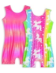 2pcs Rainbow＆hot Pink