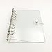 A5 6-Ring Loose Leaf Binder Journal from Chris.W, w/ 80 Insert Pages(Dot Grid/Square Grid/Ruled/Blank) + 6 Index Divider Tabs + 1 Clear Page Maker + 1 Ziplock Pouch Included, Refillable