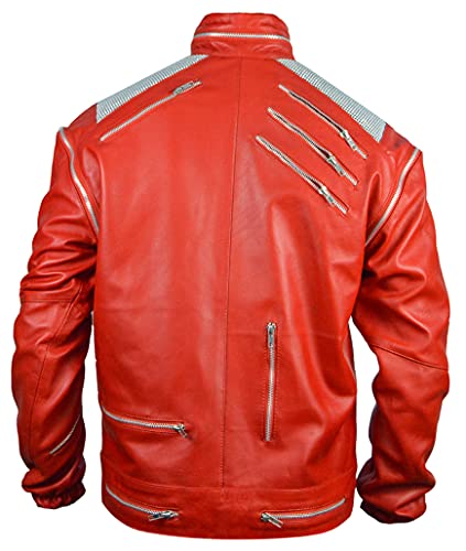 (100% Real Leather) Beat-It Jacket song - A++ Quality Sheep Leather4