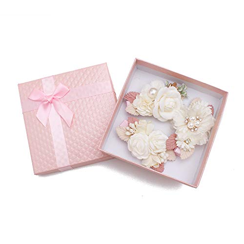 Flower Hair Clips Set-Cherrboll 3Pcs Floral Hair Bow Accessories For Baby Girl Toddles Teen Gifts #TOP1