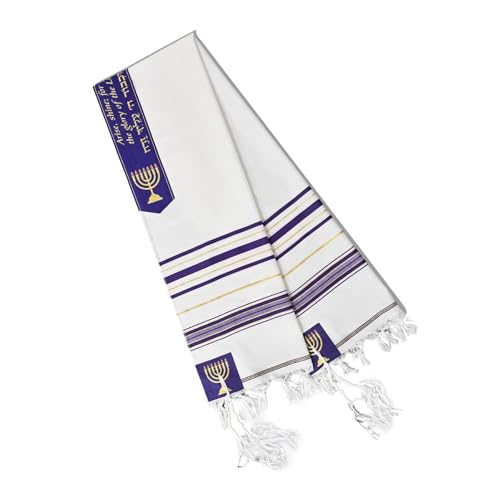 Tallit messianique traditionnel pour vos moments de culte à la maison