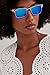 Maui Jim Men's & Women's Kawika Polarized Square Sunglasses, Crystal/Blue Hawaii Polarized, Medium Fit