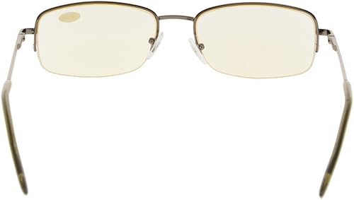 Miniatura 4 de CessBlu Lentes de computadora de media llanta para mujeres y hombres, lentes de filtro de luz azul