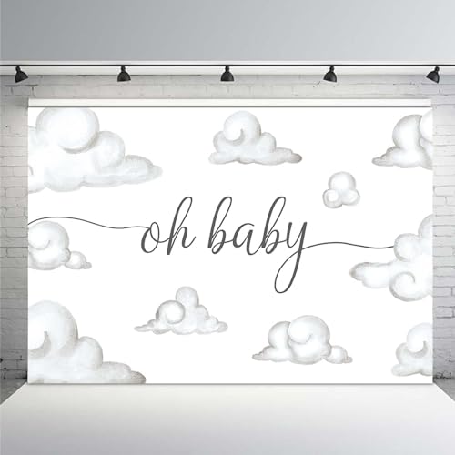 Accessoires de studio photo nuages blancs contre les murs vides