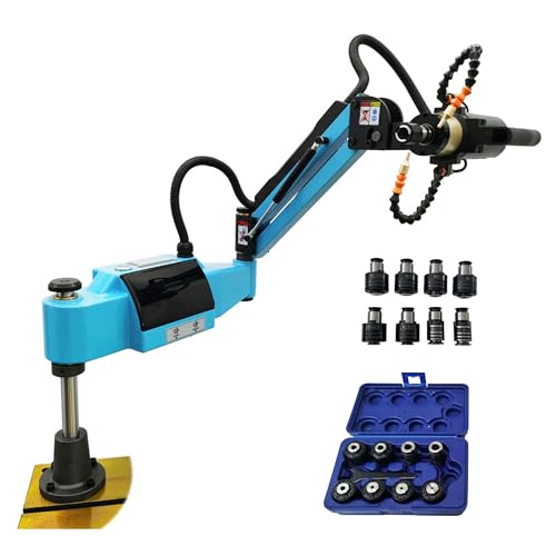 Tapping Machine M3-M16 Electric Thread Universal Tapping Machine Servo Folding Arm Tapping Machine with Cover 220V