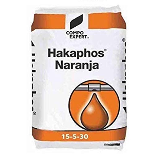 Todo Cultivo Hakaphos Naranja abono para riego.25 Kilos.para el engorde y maduración del Fruto Altas demandas de Potasio como frutales, hortícolas, cítricos, etc. 24-48 H. por TODOCULTIVO