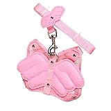 Viinice Süßer Verstellbarer Winkelflügel Flügel Kaninchen Frettchen Schwein Gabeless Leinengurt Nylon Größe: S Pink bequem und umweltfreundlich liujiapeng55
