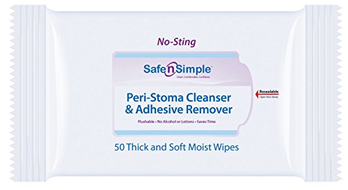 Safe n Simple Adhesive Remover Wipe SNS00525, 600 Ct