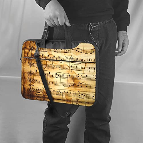 Bolso para portátil con estampado de notas musicales miniatura 2