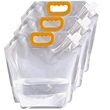 💛【Seguro y saludable】 Hecho de plástico transparente, no tóxico, apto para alimentos, SIN BPA, duradero y reutilizable.