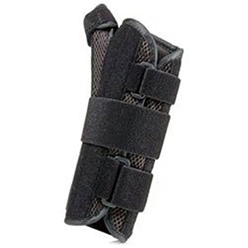 Florida Orthopedics Prolite 8" Airflow Wrist Brace with Abducted Thumb, Black, Left Large/X-Large