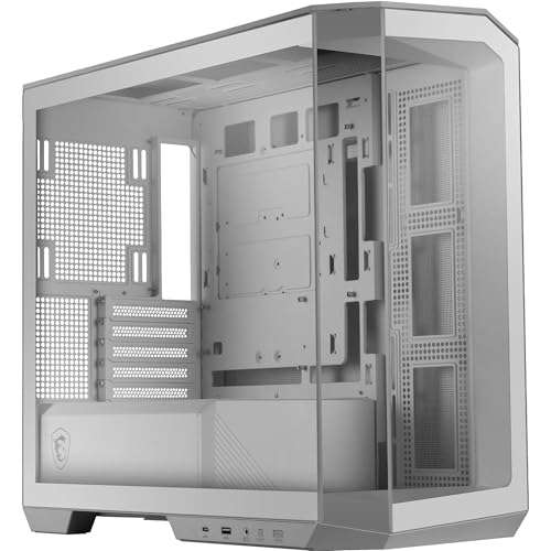 Boîtier PC Micro-ATX MSI MAG PANO M100L PZ White sans ventilateur
