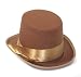 Forum Novelties Party Supplies Steampunk Bell Topper Hat Accessory, Brown, Standard, Multi