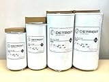 Genuine Parts Oil and Fuel Filter DETR0IT Set, 2unit 23530573; 23530706; 23530707, OEM Replacement
