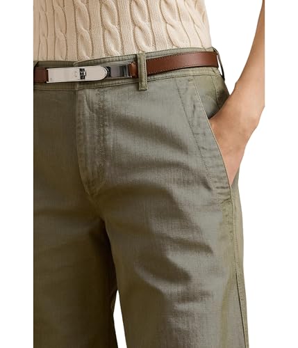 Lauren Ralph Lauren Women's Cotton Twill Wide Leg Pants3