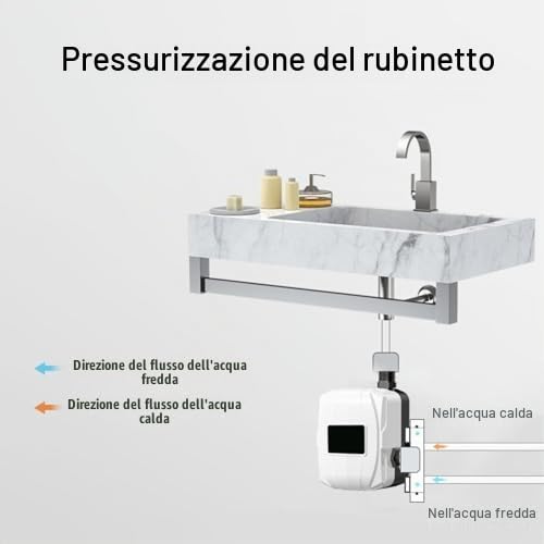 Pompa Booster DC24V 180W Pompa di Trasferimento Booster Pressione Acqua per Doccia Lavello Cucina