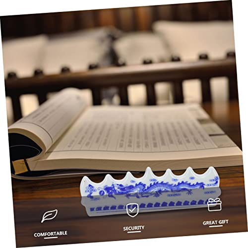 Support pour stylos de calligraphie en céramique fine jojofuny décorative
