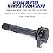 Set of 4 Ignition Coil Packs Fits for L4 1.7L Honda Civic 2001 2002 2003 2004 2005 Coil Pack 1.7 Replaces# UF400 C1460
