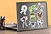 Ben 10 Alien Force Characters 50ct Vinyl Large Deluxe Stickers Variety Pack – Die Cut Designs for Laptop, Water Bottle, Scrapbooking, Tablet & Indoor/Outdoor Surfaces