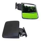 [Maximale Sichtbarkeit und Sicherheit]- Dieses Golfwagen-Seitenspiegel-Set ist für alle Golfwagen einschließlich Club Car geeignet, EZ-GEHEN, Yamaha, etc.. Es ist ein Muss für jeden, der seinen Golfwagen auf der Straße oder in der Nachbarschaft fährt. Unsere 180° voll einstellbarer Golfwagen Seitenspiegel mit 7.1