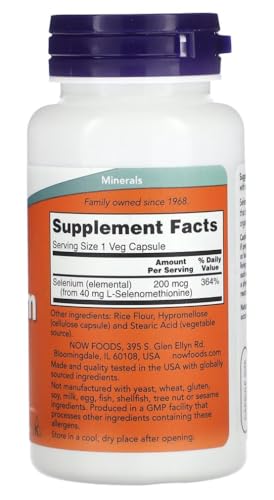 Now Foods - Selenium 200 mcg | Soutien antioxydant à haute dose - 90 capsules – Image 3
