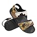 Pointodoor Girls Sunflower Leopard Sandals Kids Fashion Sport Sandals Brown Cow Print Leather Beach Water Shoes Anti Slip Cartoon Causal Summer Shoes