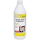HG Liquid Drain Unblocker/Unclogger/Cleaner 1L - For Unblocking Drain Pipes in Vanities, Toilets or Shower Traps