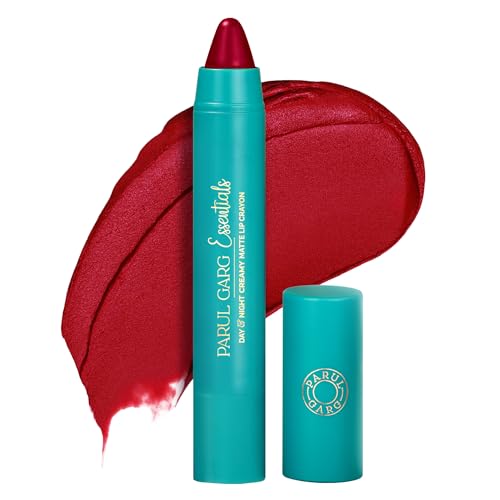 Image of Parul Garg Beauty Creamy Matte Lip Crayon | Soft Matte & Hydrating Formula with Almond Oil & Vitamin E | Rich Pigment & Comfortable Wear | 100% Vegan (Show Stopper 12)