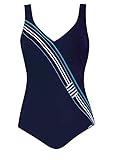 Sunflair Badeanzug 62.6, Nachtblau/weiß, Größe 42F