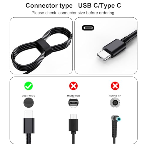 Cargador USB C 100W alta potencia conector Tipo C reversible portátil 2
