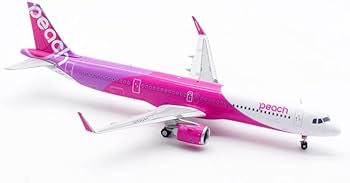 Amazon.co.jp: JC Wings 1/200 完成品 peach Airlines for Airbus