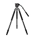 Produktbild Gowe Professionelle Foto Stativ Aluminiumlegierung Kamera Stativ mit Fluid Drag Kopf für DSLR Kamera Video Camcorder