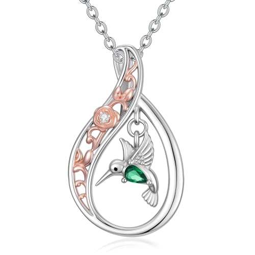 Collier colibri argent 925 accessoire idéal pour illuminer votre style quotidien
