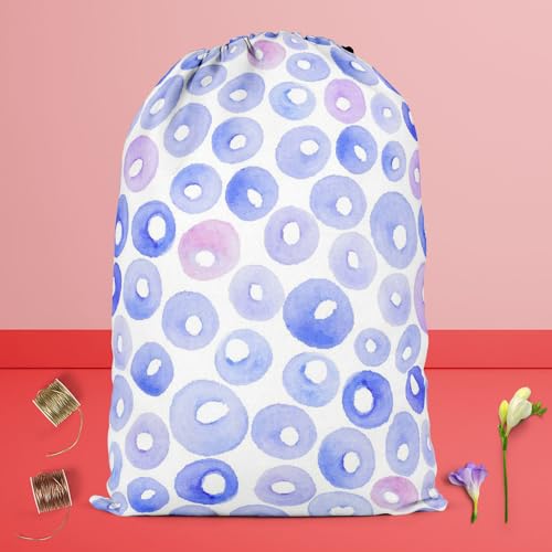 Image of ArtzFolio Watercolor Drops D4 | Reusable Sack Bag | Bag for Gym, Storage, Vegetable & Travel