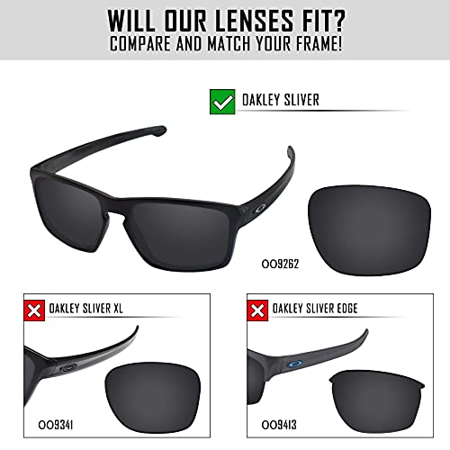 Image of Polarized Replacement Lenses for Oakley Sliver OO9262 Sunglass