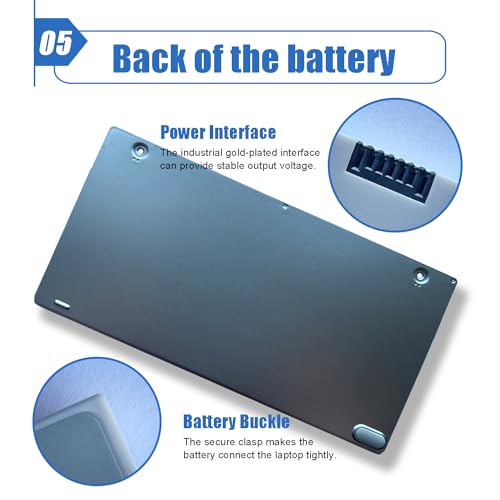 Image of VGP-BPS33 Laptop Battery Compatible with Sony Vaio Svt-14 Svt-15 T14 T15 Touchscreen Ultrabooks VAIO SVT14126CXS SVT14127CGS SVT14128CC SVT14127CG SVT14127CH Vaio SVT141A11L 11.4V 43Wh