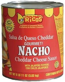 Ricos Salsa de Queso Cheddar Nacho (6.11 Pounds)