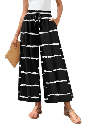 Bestbee Womens Plus Size Palazzo Pants Dressy Casual Wide Leg