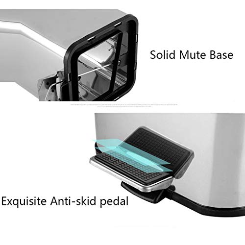 Auto Automatic Sensor Kitchen Waste Dust Bin 3L RVS pedaal prullenbak, Household Deodorant Storage Bucket (Color… - Image 6