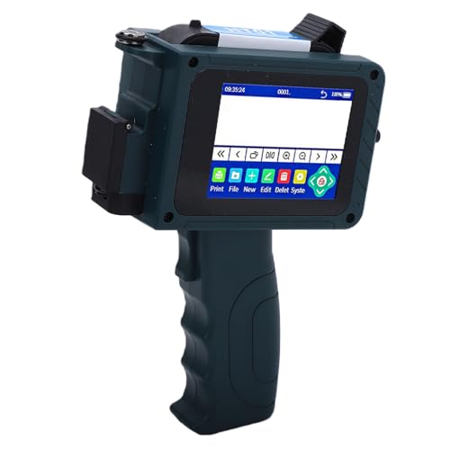 Image of 12.7mm Inkjet Printer with Touch Screen for Date Numbers in Plastic Bags, Intelligent CPU, Support for Multiple Input