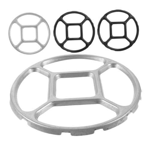 Healifty 4 Piezas Soporte para Estufa de Gas Resistente Anillo Multifunción Antideslizante para Wok y Ollas de Aleación Compatible con Cocina Portátil y Uso Exteriores